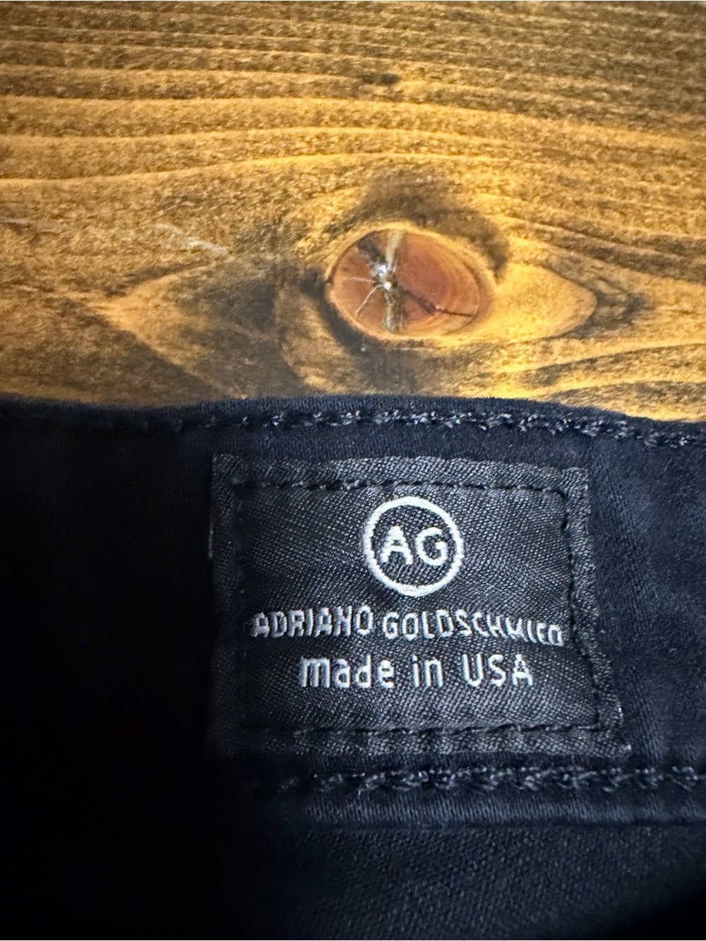 AG Adriano Goldschmied The Stevie Slim Straight Black Jeans Size 27R Made in USA